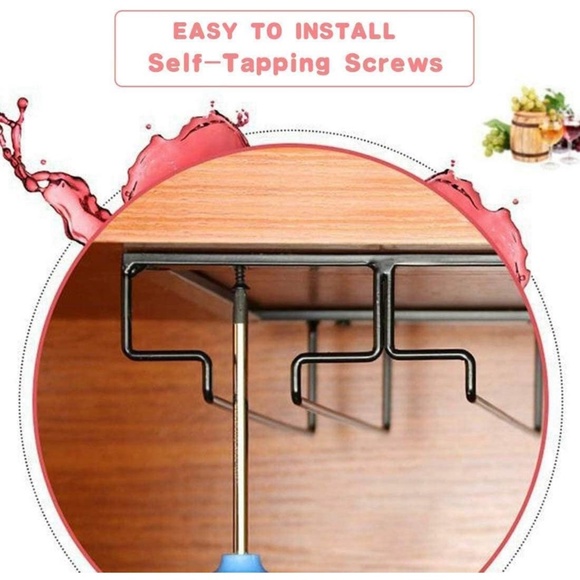 NEW - Wine Glass Rack - Bronze - Picture 9 of 13